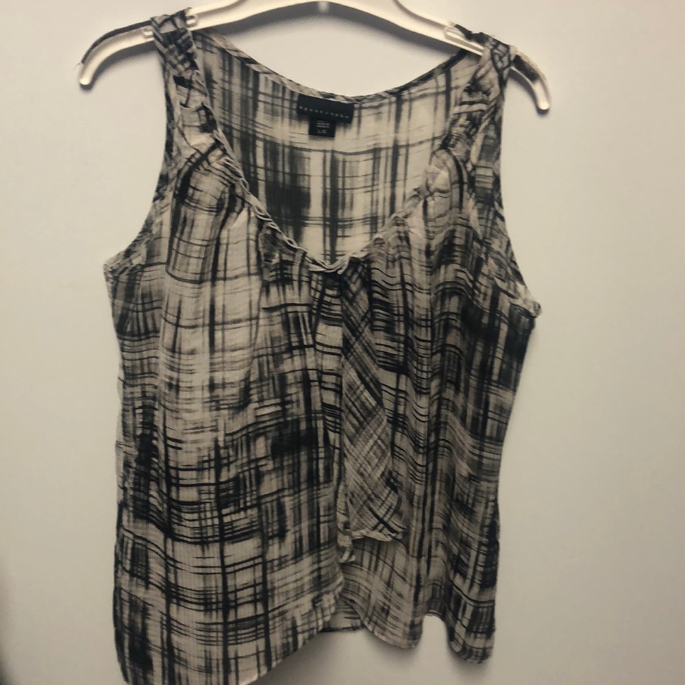 Sleeveless Apostrophe Blouse